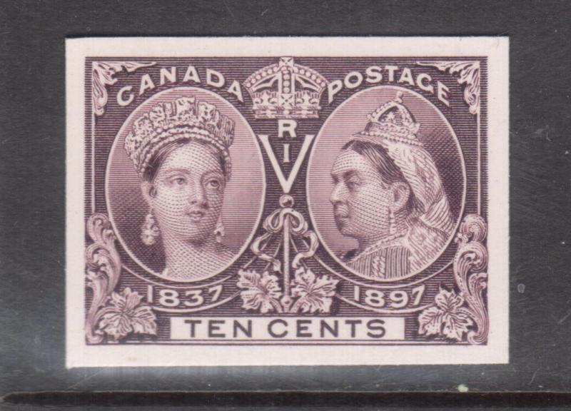 Canada #57P Extra Fine Plate Proof India On Card