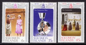 Solomon Islands 345-347 MNH VF