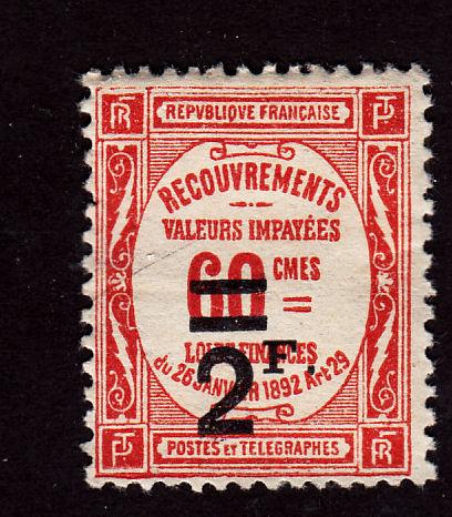 France J57 Postal Due 1926
