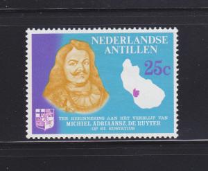 Netherlands Antilles 303 Set MH Admiral Michiel Adriannszoon De Ruyter