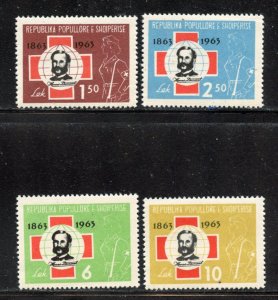 Albania #649-52 Mint Never Hinge.