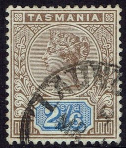 TASMANIA 1892 QV TABLET 2/6 USED