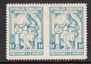 Dominican Republic Imperf Pair MH Error