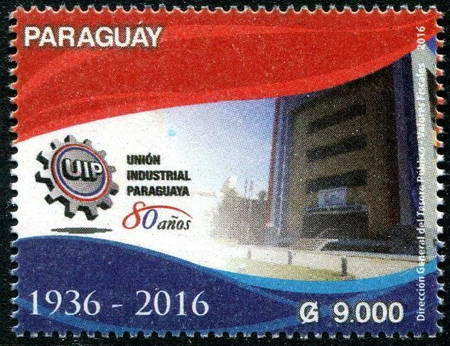 HERRICKSTAMP NEW ISSUES PARAGUAY 80th Anniv. U.I.P.