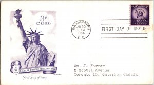 United States, District of Columbia, United States First Day Cover, Foreign D...