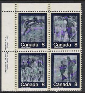 Canada PL BL UL #632ai Hibrite Paper MNH Variety