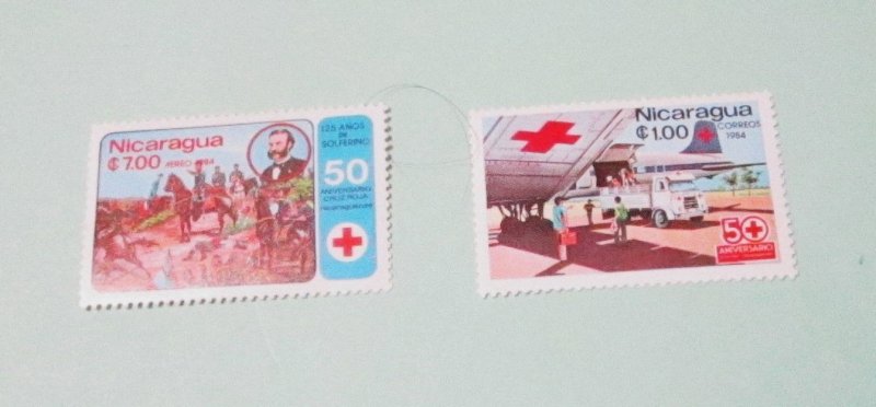 Nicaragua - 1382-83, MNH Set. %9th Anniv. Nicaraguan Red Cross.  SCV - $1.25