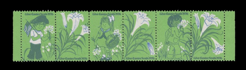 USA CINDERELLA STAMP. EASTER SEAL 1976. UNUSED. # 17