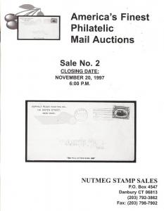 Nutmeg Stamps Sales - First Day Covers, Nutmeg 2