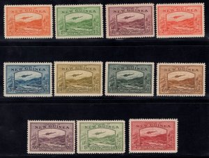 MOMEN: PAPUA NEW GUINEA SG #212-222 1939 MINT OG NH £293+ LOT #67810