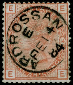 SG163, 1s orange-brown plate 14, FINE USED, CDS. Cat £170. EE 