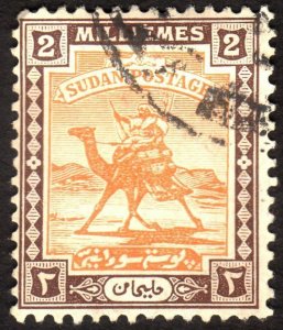 1921, Sudan 2m, Used, Sc 30