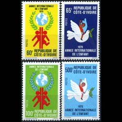 IVORY COAST 1979 - Scott# 499-502 IYC Set of 4 NH