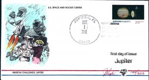 Pugh Designed/Painted Mission Jupiter FDC...147 of 203 created!