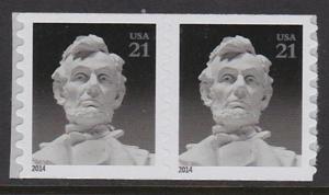 4861 Lincoln Pair MNH
