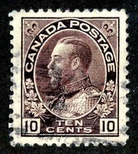 Canada, Scott #116, Used