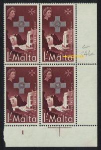 Malta George Cross Commemoration 2Sh VARIETY 1957 MNH SG#285