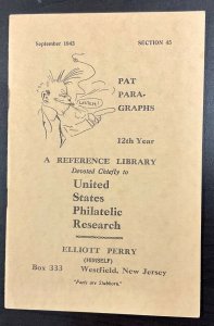 Pat Paragraphs A Reference Library Section 45 September 1943