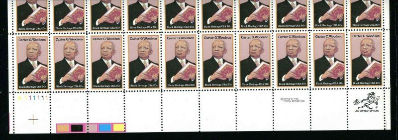 2073 20¢ Carter G Woodson Stamp Sheet of 50 VF NH MNH