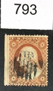 US STAMPS # 26 USED CAT. $10 LOT #793