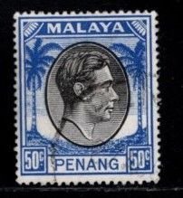 Malaya - Penang - #19 George VI - Used