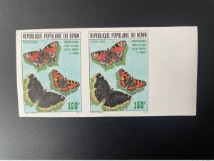 1986 Benin Mi. 446 IMPERF ND Butterfly Butterfly Wildlife Fauna Insect-