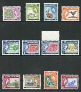 Pitcairn Is SG18/28 1957 Set Fresh U/M