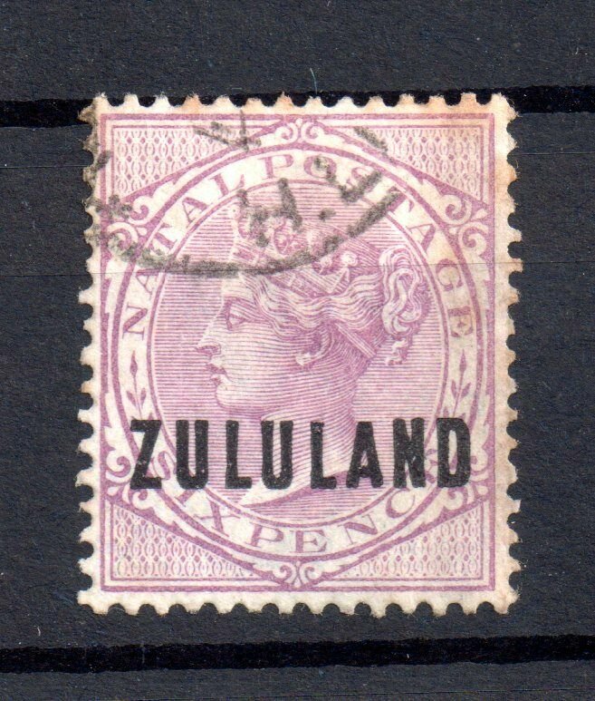 Zululand 1893 6d dull purple good used SG#16 WS16513