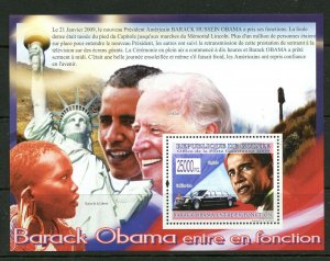 Guinea MNH S/S Barack Obama & Joe Biden 2009