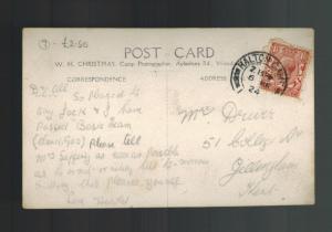 1924 England Postcard Cover Royal Air Force RAF Halton Camp Canteen Barracks