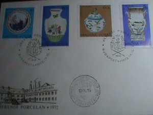​HUNGARY-FDC-1972-SC#2170- HEREND CHINA FACTORY FOUNDED IN 1839 MNH COVER VF