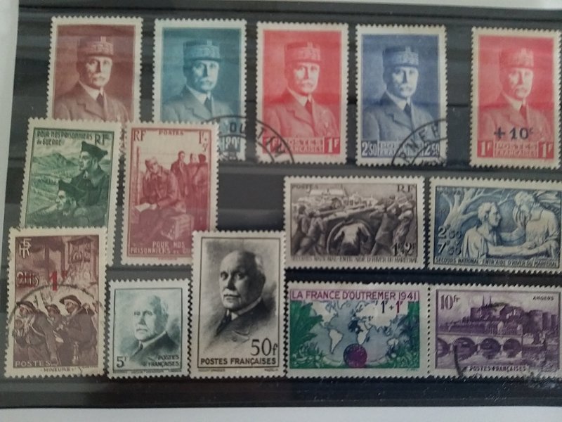 collection France Stamps 1941 Catague € 30