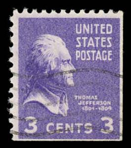 USA 807 Used Booklet Stamp
