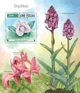 GUINEA-BISSAU 2015 MNH. ORCHIDS. Y&T Code: 1112. Michel Code: 8053 / Bl.1400