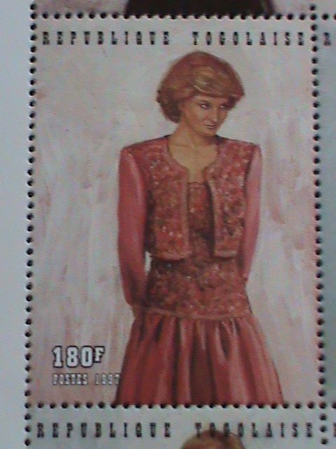 ​TOGO STAMP:1997 SC#1798 DIANA -PRINCESS OF WALES MINT FULL SHEET