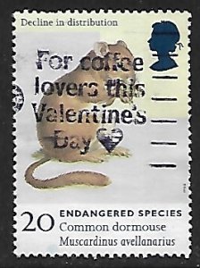 Great Britain # 1785 - Common Dormouse - used....{Blw4}