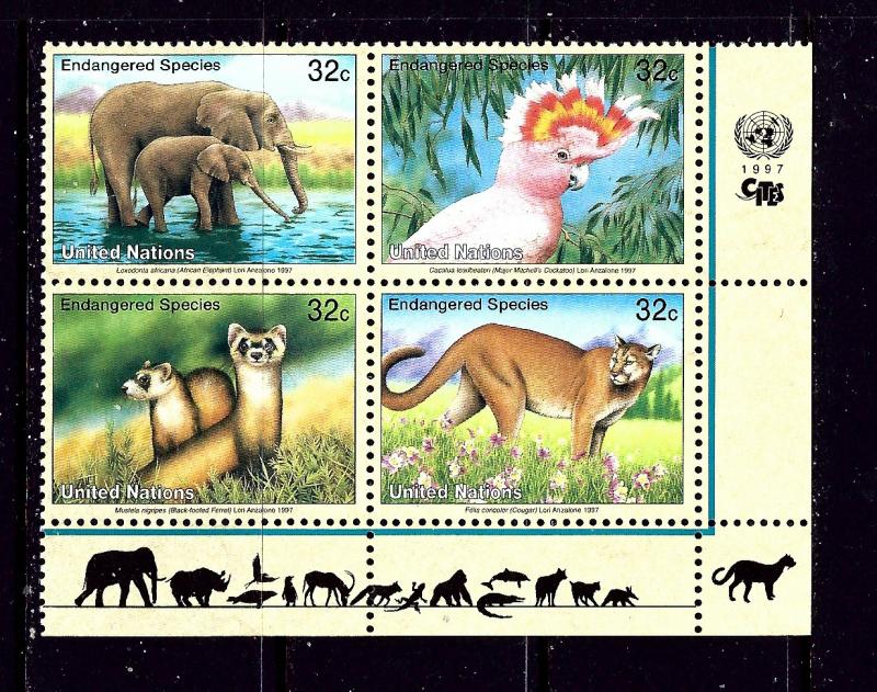 United Nations 703a MNH 1997 Endangered Species