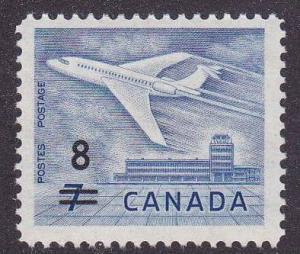 Canada 430 Jet plane with surcharge  - MNH