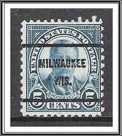 US Precancel #637-61 Milwaukee WI Used