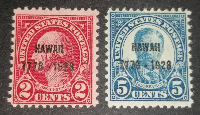 United States 1928 The 150th Anniversary of the Discovery of Hawaii MH