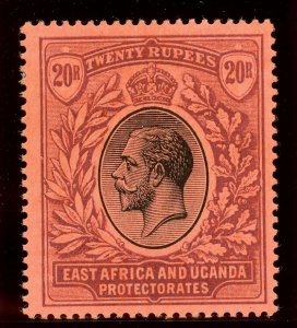 K.U.T. 1912 KGV 20r black & purple/red MLH. SG 59. Sc 55.