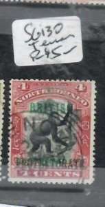 NORTH BORNEO  4C  MONKEY   BP  SG 130  TENOM   CDS  VFU         P0514H