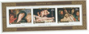 Aitutaki  #147a Easter Souvenir Sheet  (MNH) CV $2.75