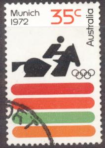 Australia 1972 35c Equestrian (Olympic Munich)SG 521(fu)