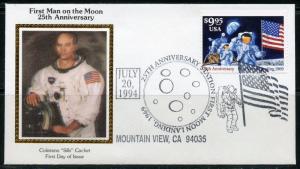 UNITED STATES COLORANO 1994 25th MOON LANDING SET OF 11 $9.95  FIRST DAY COVERS