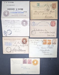 28 Mexico 19th-early 20th century mostly used stationery covers [Y.94]