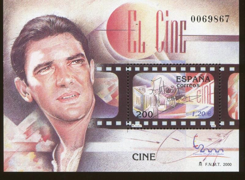 ANTONIO BANDARAS Souvenir Sheet #3060 MNH - Spain E14