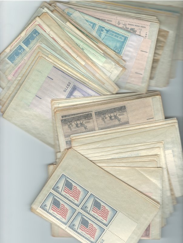 Postage or Plate Blocks? Your Choice! $85.00 Face Value!