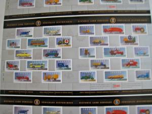 FULL PRINTER'S SHEET OF 1996 CANADA HISTORIC CARS - SCOTT #1605 - MNH