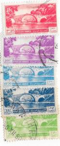 Lebanon #238-242  Set complete  (U) CV $7.25